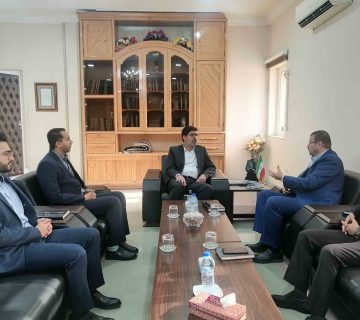 نشست رئیس پارک علم و فناوری خلیج فارس (بوشهر) و فرماندار دشتستان